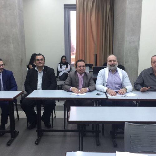 Dr. Hassan Tajideen Participated in the Jury of Master Students at Sagesse University