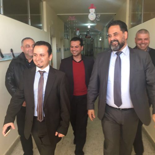 Dr. Hassan Tajideen honored The students, Hussein Mrowe and Mahdi Shour, world champions in mental computation
