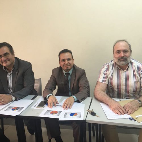 Dr. Hassan Tajideen in the Jury of Business Administration graduation students at Sagesse  University