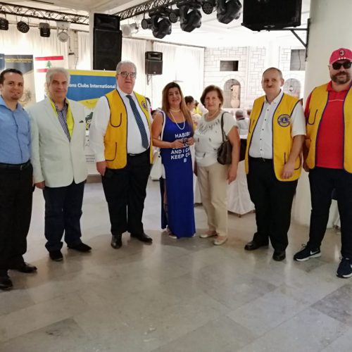 Doctor hassan Tajideen participating with the International Lions club in the Elderly Day