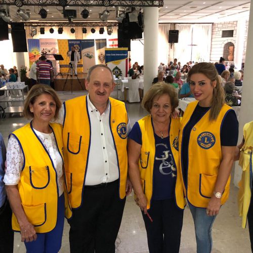 Doctor hassan Tajideen participating with the International Lions club in the Elderly Day