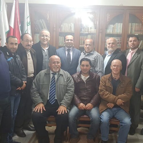 Dr. Hassan Tajideen, Visiting the Islamic Charity Association – Tyr