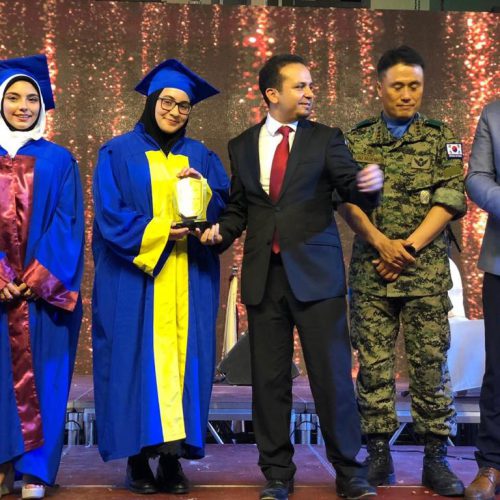 Dr. Hassan Tajideen Celebrating the Graduation of Stars College High School with its Outstanding Students