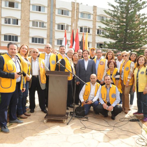 الدكتور حسن تاج الدين مشاركاً مع الليونز في يوم المسن العالمي