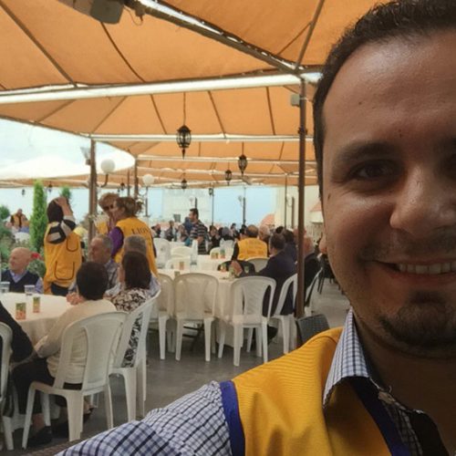 الدكتور حسن تاج الدين مشاركاً مع الليونز في يوم المسن العالمي