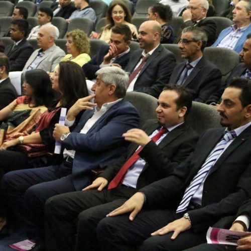 الدكتور حسن تاج الدين ملبياً دعوة سفير بنغلادش لحضور حفل أسبوع بنغلادش