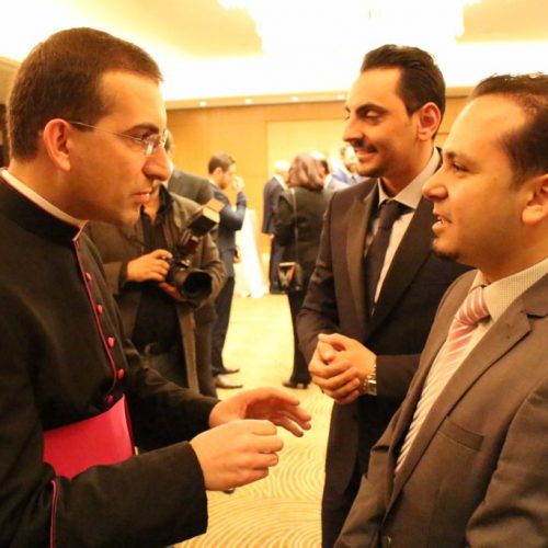 الدكتور حسن تاج الدين مشاركاً في العيد الوطني الروماني