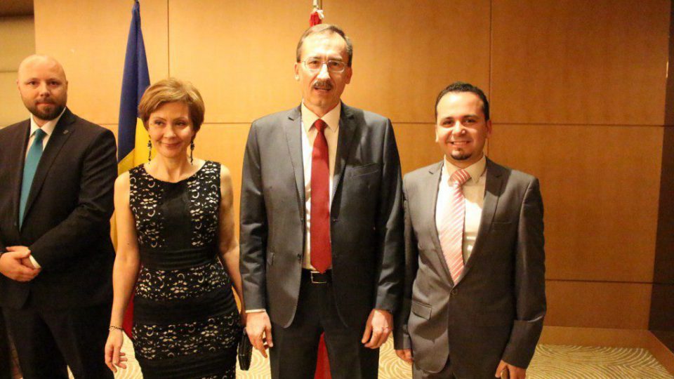 الدكتور حسن تاج الدين مشاركاً في العيد الوطني الروماني