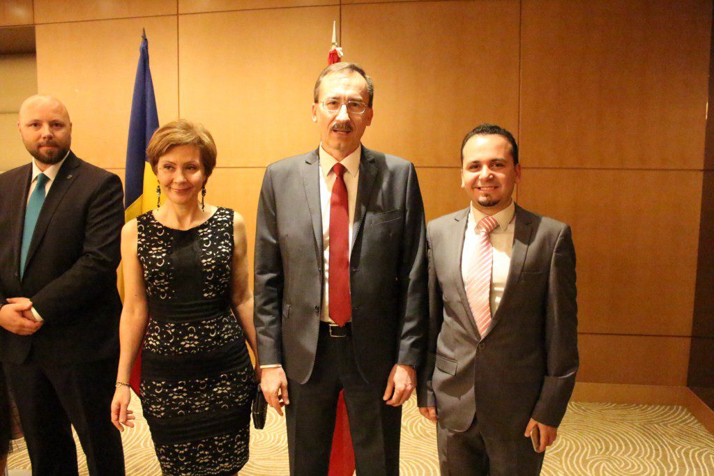 الدكتور حسن تاج الدين مشاركاً في العيد الوطني الروماني