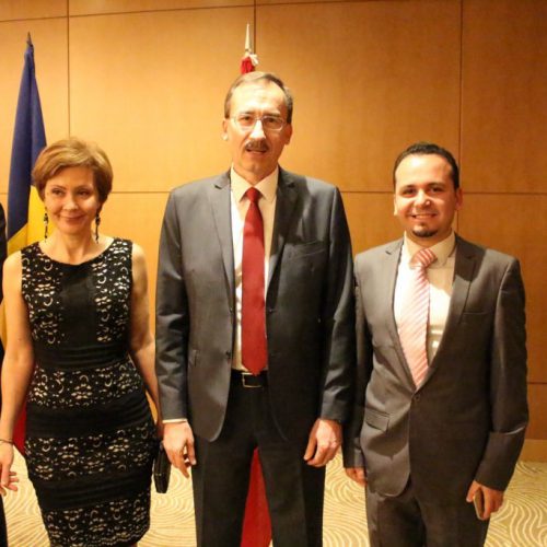 الدكتور حسن تاج الدين مشاركاً في العيد الوطني الروماني