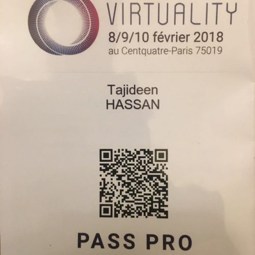 الدكتور حسن تاج الدين مشاركاً في مؤتمر الواقع الافتراضي في باريس