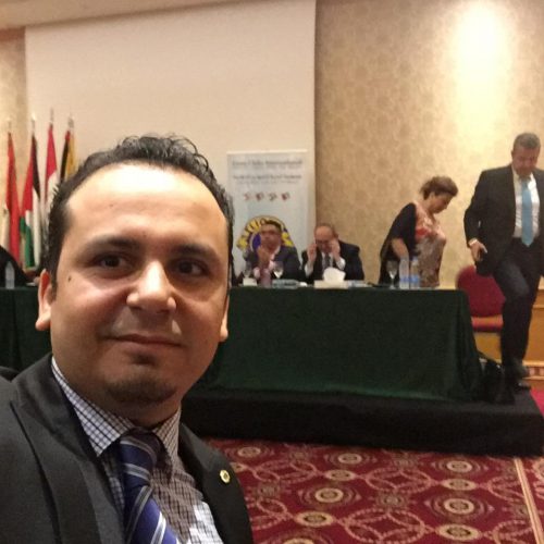 الدكتور حسن تاج الدين مشاركاً ورشة عمل لرؤساء الأندية في معهد القيادة الليونزي