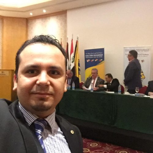 الدكتور حسن تاج الدين مشاركاً ورشة عمل لرؤساء الأندية في معهد القيادة الليونزي