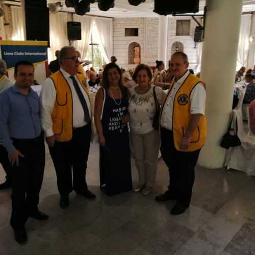 الدكتور حسن تاج الدين مشاركاً مع الليونز في يوم المسن العالمي