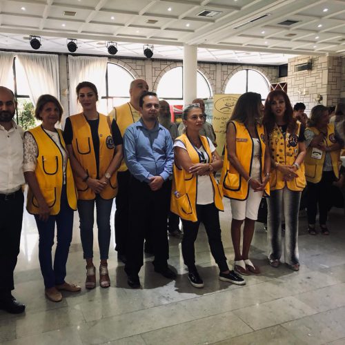 الدكتور حسن تاج الدين مشاركاً مع الليونز في يوم المسن العالمي