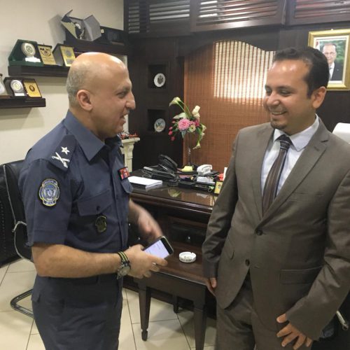 الدكتور حسن تاج الدين يزور قائد منطقة الجنوب الإقليمية في قوى الأمن الداخلي العميد غسان شمس الدين