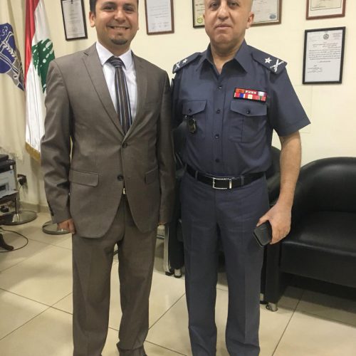 الدكتور حسن تاج الدين يزور قائد منطقة الجنوب الإقليمية في قوى الأمن الداخلي العميد غسان شمس الدين