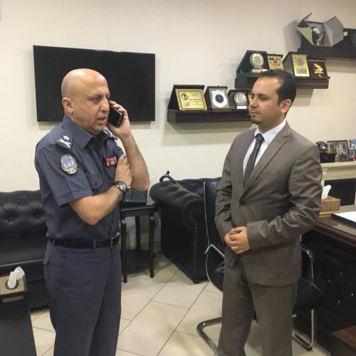 الدكتور حسن تاج الدين يزور قائد منطقة الجنوب الإقليمية في قوى الأمن الداخلي العميد غسان شمس الدين