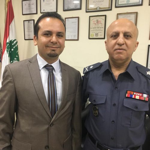 الدكتور حسن تاج الدين يزور قائد منطقة الجنوب الإقليمية في قوى الأمن الداخلي العميد غسان شمس الدين