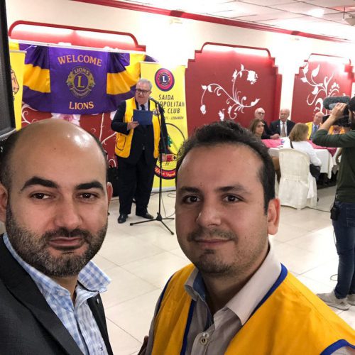 الدكتور حسن تاج الدين مشاركًا مع المسنين في عيدهم