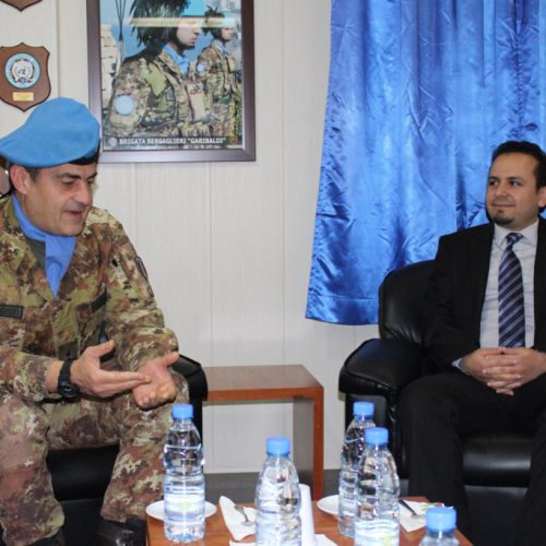 درع القطاع الغربي في اليونيفيل للدكتور حسن تاج الدين