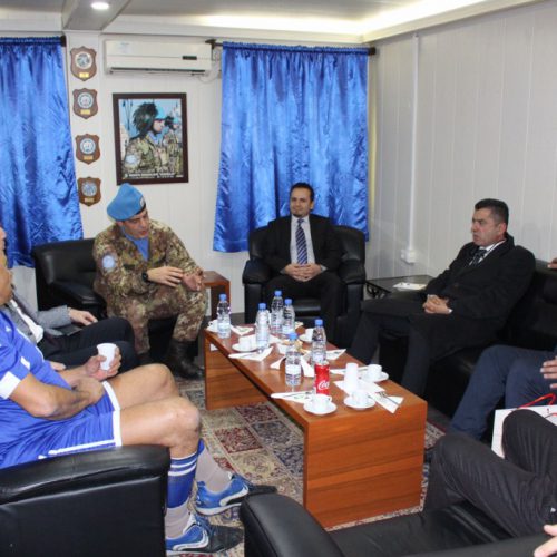 درع القطاع الغربي في اليونيفيل للدكتور حسن تاج الدين