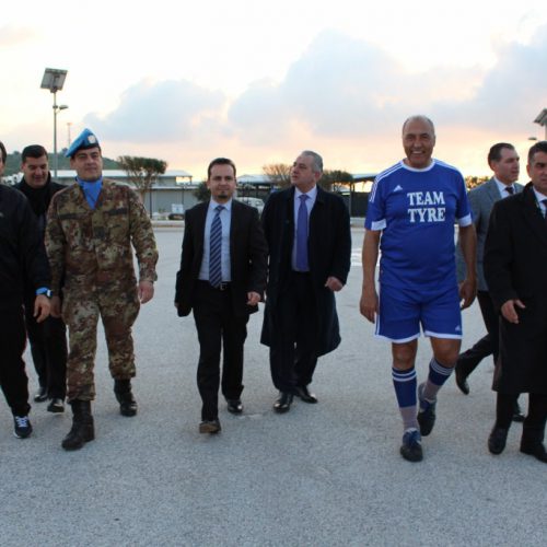 درع القطاع الغربي في اليونيفيل للدكتور حسن تاج الدين