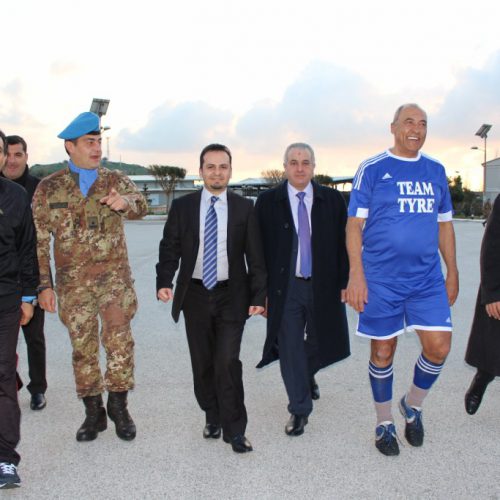 درع القطاع الغربي في اليونيفيل للدكتور حسن تاج الدين