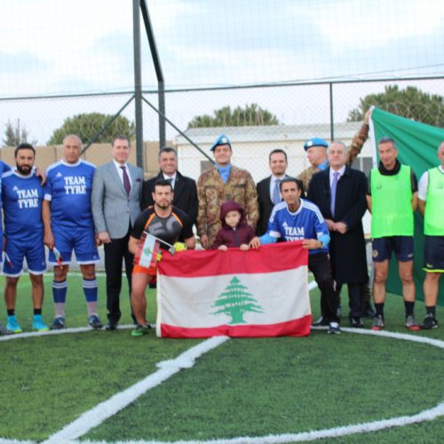 درع القطاع الغربي في اليونيفيل للدكتور حسن تاج الدين