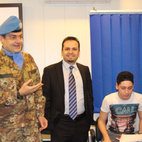 درع القطاع الغربي في اليونيفيل للدكتور حسن تاج الدين