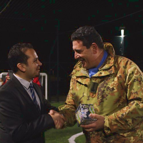 درع القطاع الغربي في اليونيفيل للدكتور حسن تاج الدين