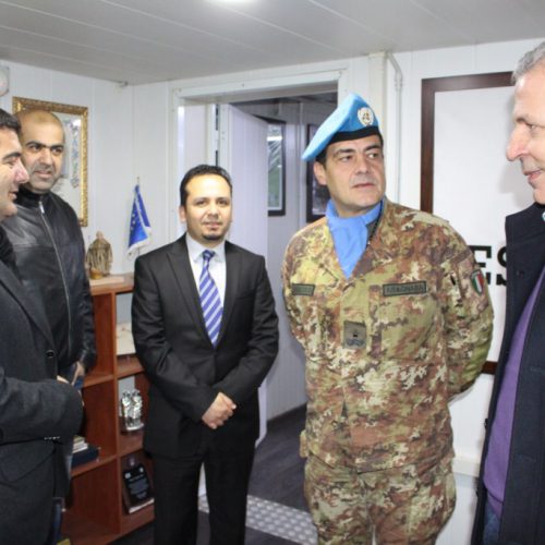 درع القطاع الغربي في اليونيفيل للدكتور حسن تاج الدين