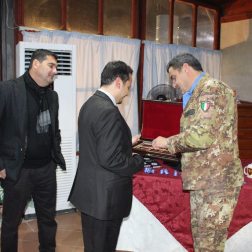 درع القطاع الغربي في اليونيفيل للدكتور حسن تاج الدين