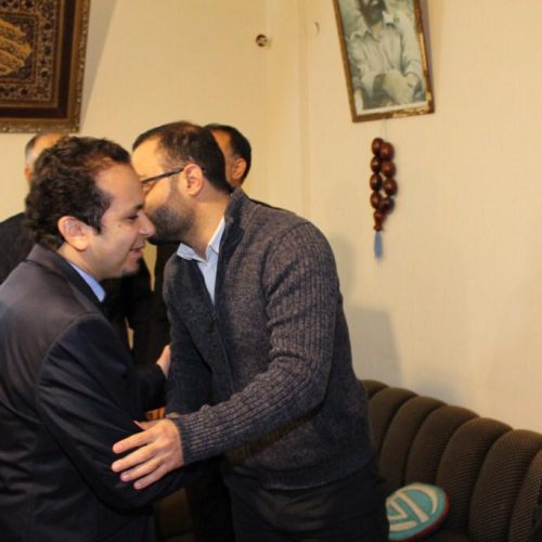 Dr. Hassan Tajideen congratulating Dr. Mohammed Dawood for his new assumption as a Minister of Culture