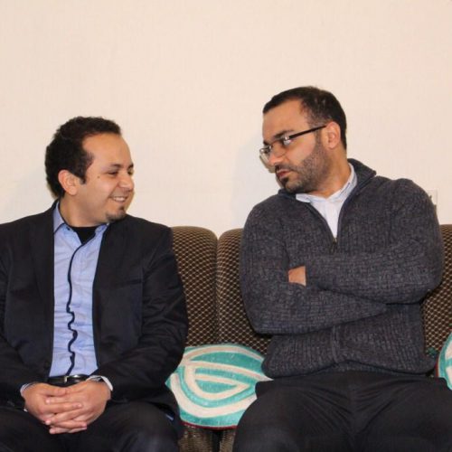 Dr. Hassan Tajideen congratulating Dr. Mohammed Dawood for his new assumption as a Minister of Culture