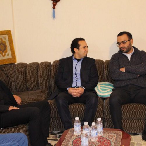 Dr. Hassan Tajideen congratulating Dr. Mohammed Dawood for his new assumption as a Minister of Culture