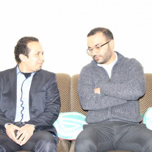 Dr. Hassan Tajideen congratulating Dr. Mohammed Dawood for his new assumption as a Minister of Culture