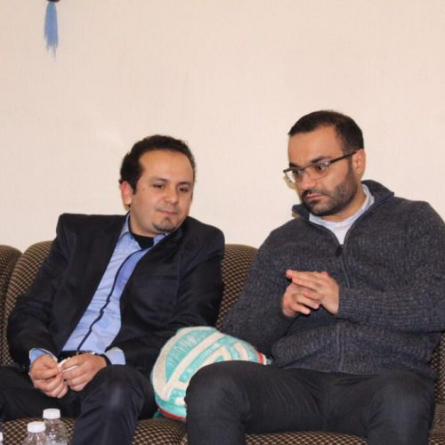 Dr. Hassan Tajideen congratulating Dr. Mohammed Dawood for his new assumption as a Minister of Culture