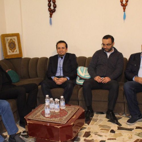 Dr. Hassan Tajideen congratulating Dr. Mohammed Dawood for his new assumption as a Minister of Culture