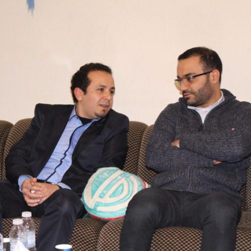 Dr. Hassan Tajideen congratulating Dr. Mohammed Dawood for his new assumption as a Minister of Culture