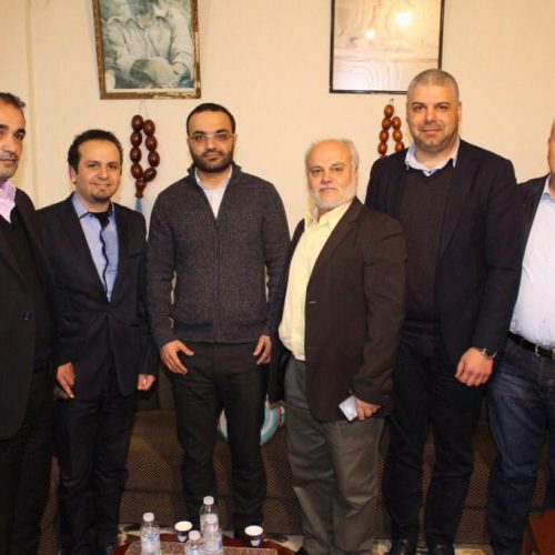 Dr. Hassan Tajideen congratulating Dr. Mohammed Dawood for his new assumption as a Minister of Culture