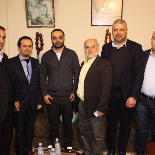 Dr. Hassan Tajideen congratulating Dr. Mohammed Dawood for his new assumption as a Minister of Culture