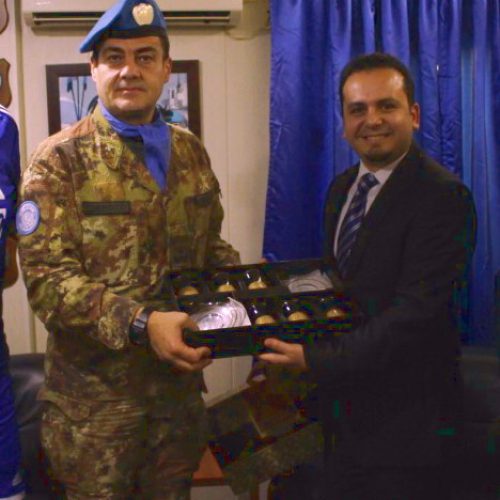 درع القطاع الغربي في اليونيفيل للدكتور حسن تاج الدين