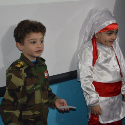 Dr. Hassan Tajideen welcoming the Commander of UNIFEL West Sector – Joint Task Force – Lebanon Brigadier General Diodato Abagnara, at Stars College School