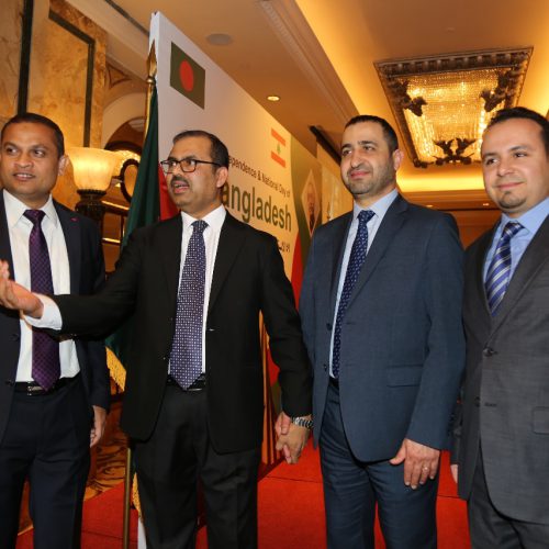 الدكتور حسن تاج الدين مشاركاً في العيد الوطني لجمهورية بنغلاديش