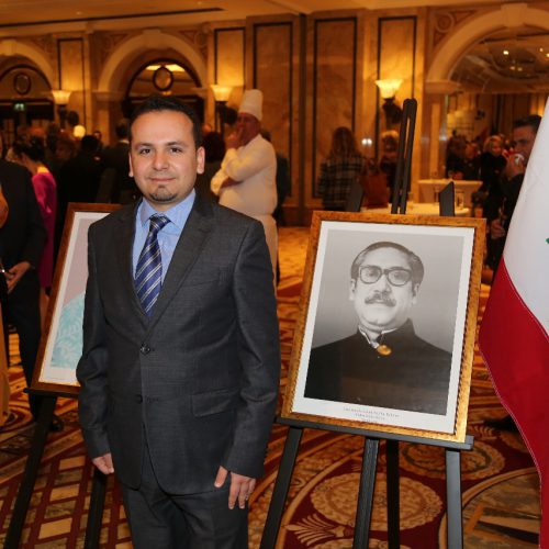 الدكتور حسن تاج الدين مشاركاً في العيد الوطني لجمهورية بنغلاديش