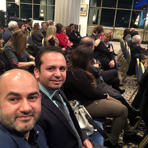 الدكتور حسن تاج الدين مشاركًا في لقاء مع المرشحة عايدة قعوار لمنصب حاكم ثان للمنطقة 351