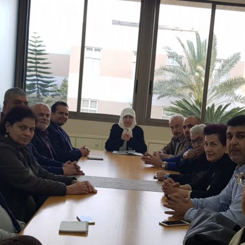 الدكتور حسن تاج الدين مشاركًا في اجتماع تجمع الجمعيات الأهلية في مدينة صور