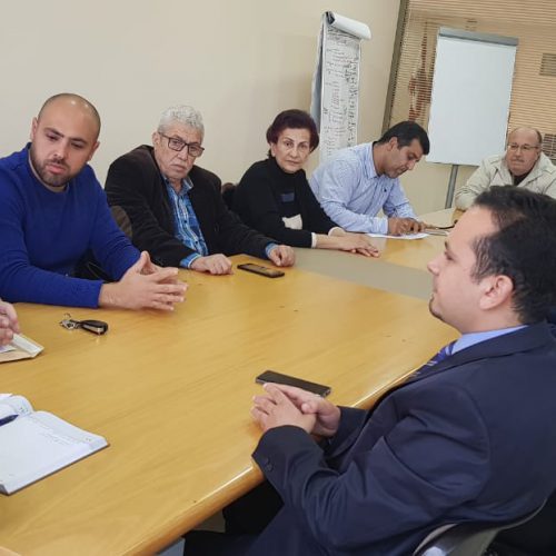 الدكتور حسن تاج الدين مشاركًا في اجتماع تجمع الجمعيات الأهلية في مدينة صور