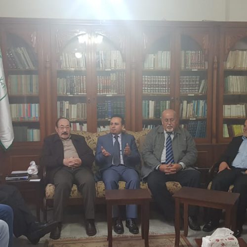 الدكتور حسن تاج الدين في زيارة تعارف مع الجمعية الخيرية الاسلامية – صور